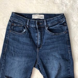 Garage High wasted Dark wash Skinny Denim Jeans